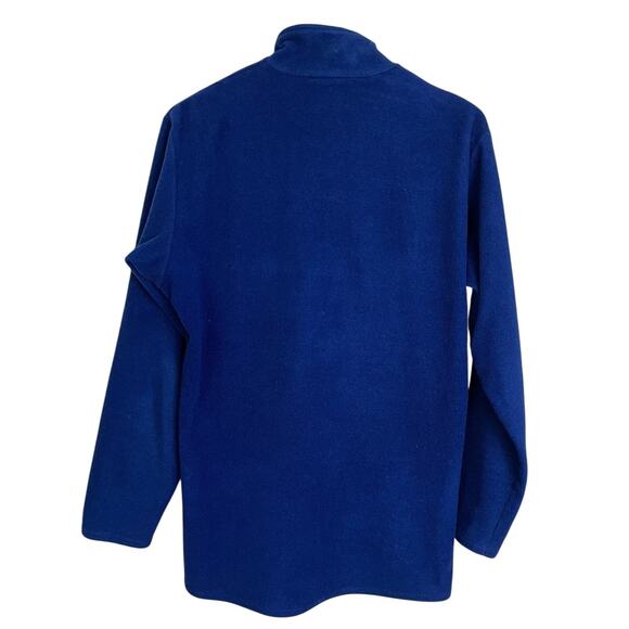 Vtg Patagonia Mens Capilene 1/4 Zip Long Sleeve Pullover M Blue Fleece Outdoors - Picture 2 of 9